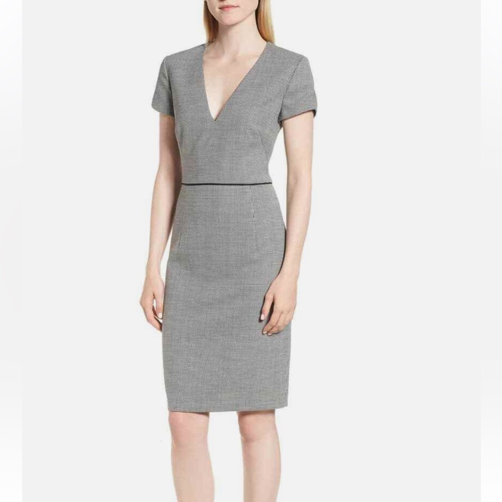BOSS Doritala Textured Sheath Dress, US6